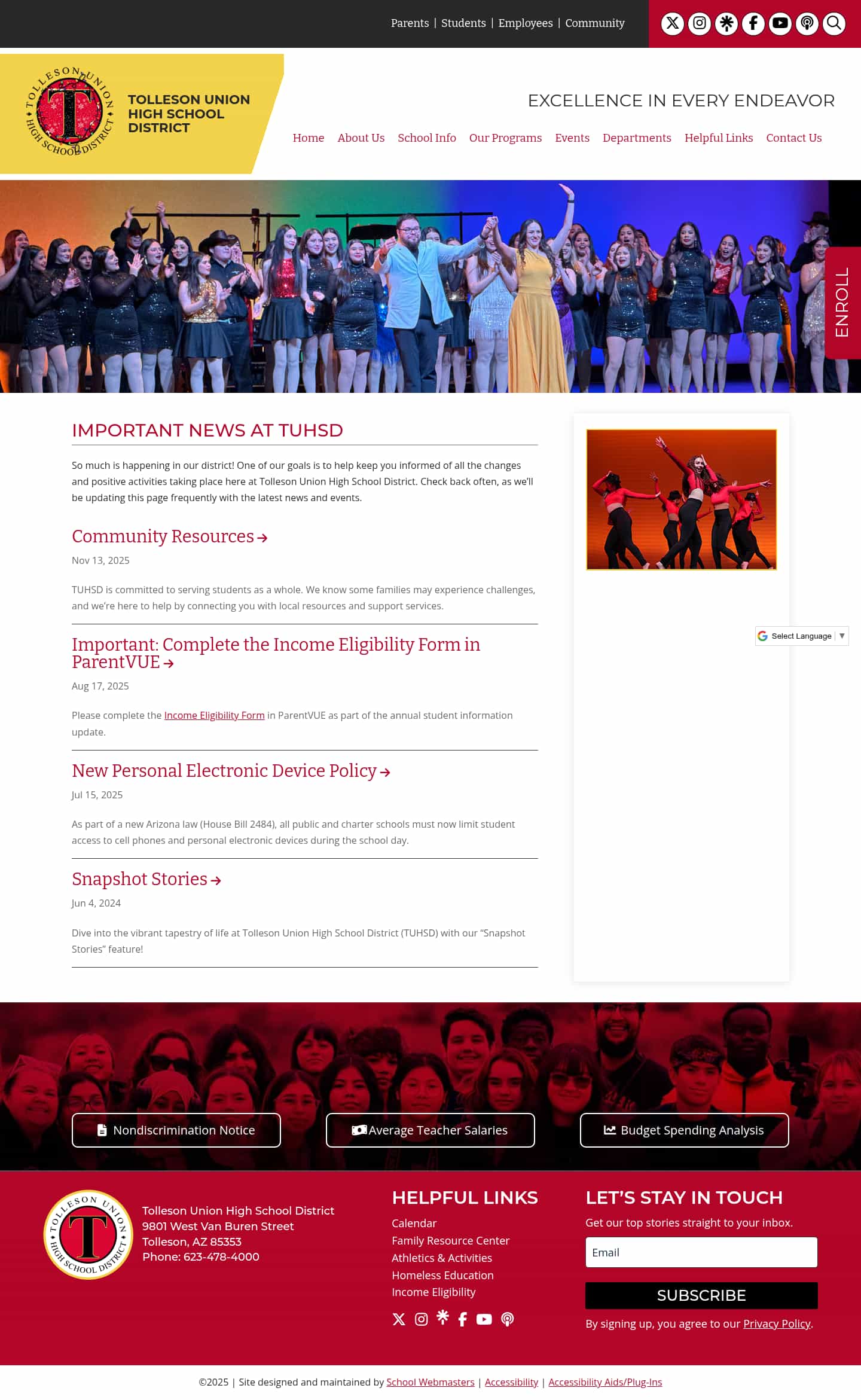 Latest website image capture