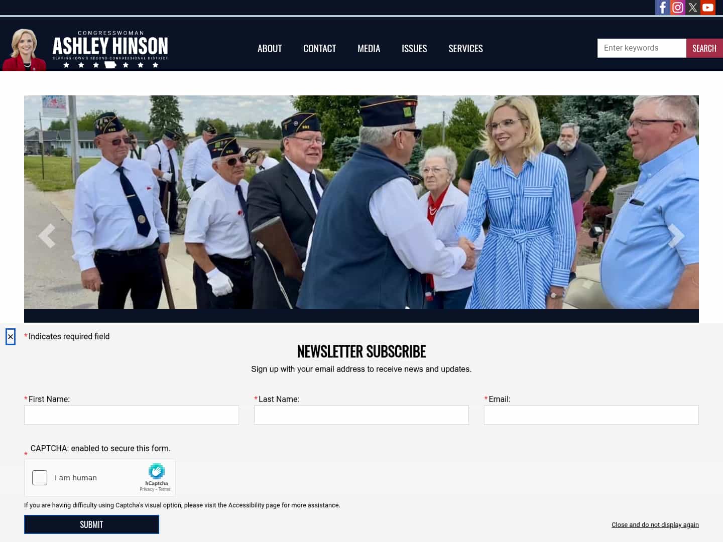 Latest website image capture