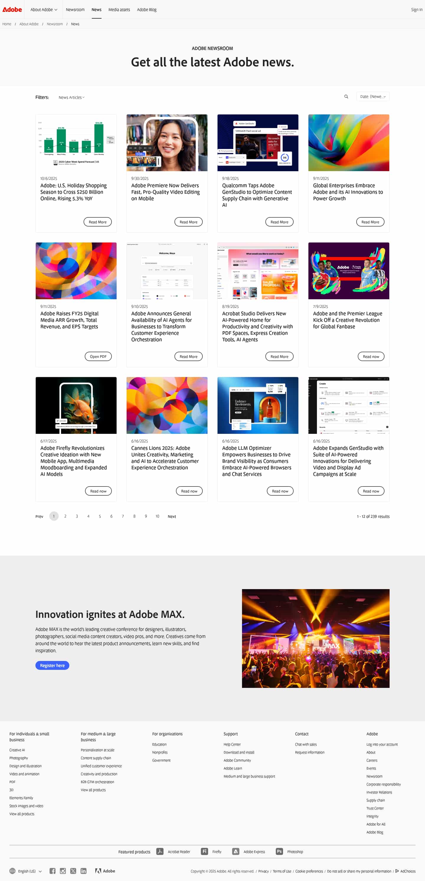 Latest website image capture