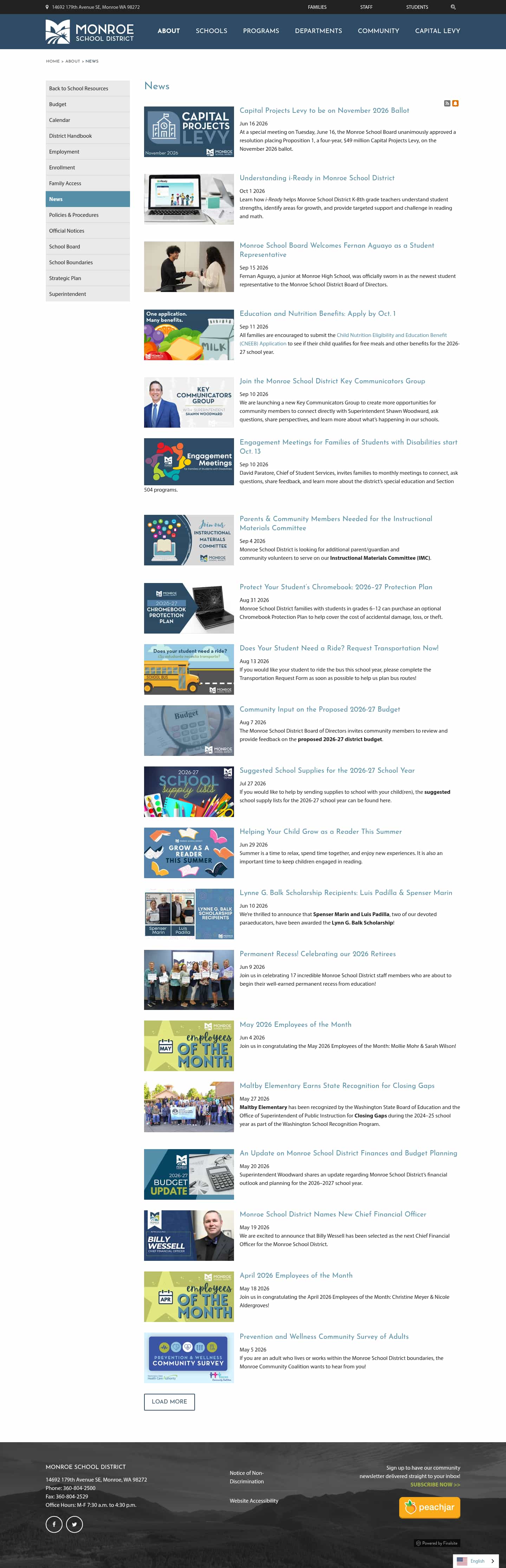 Latest website image capture