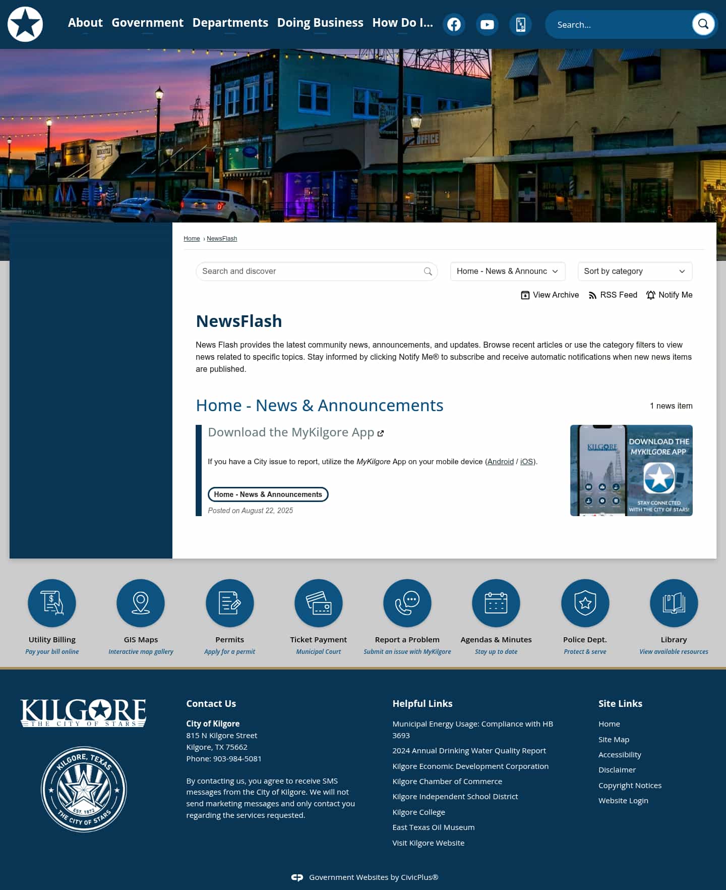 Latest website image capture