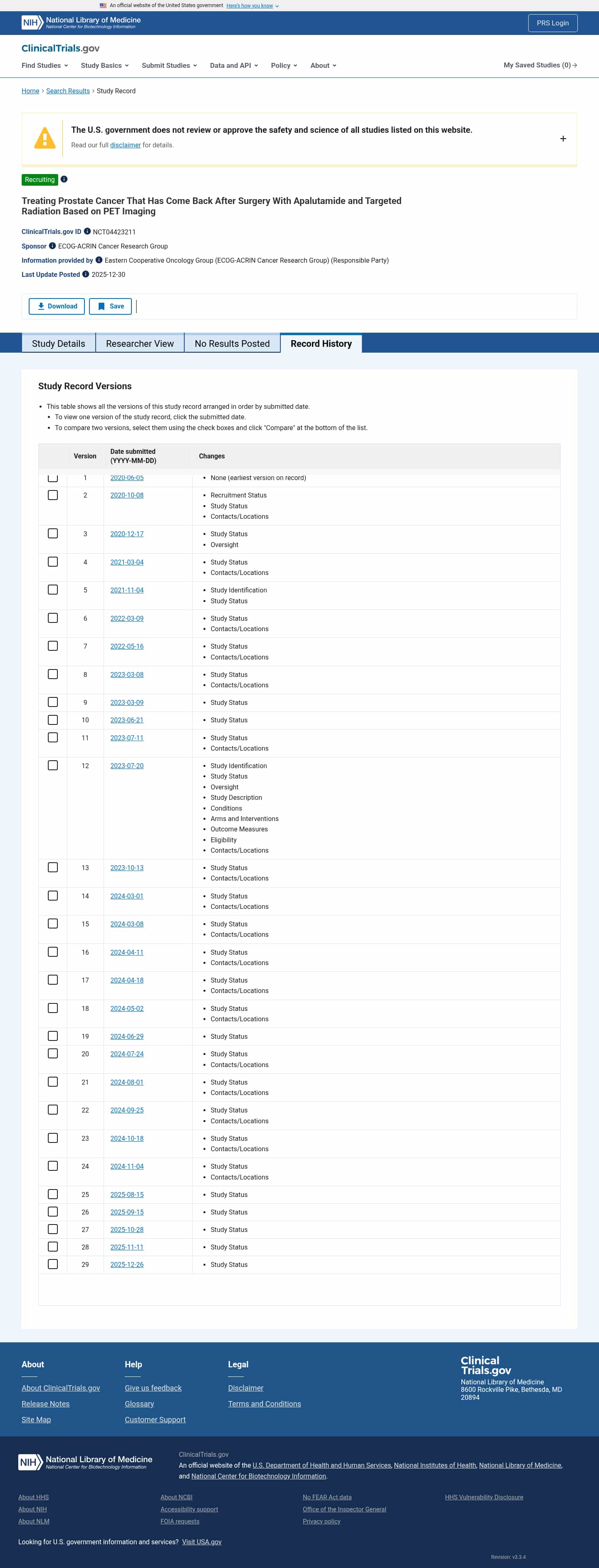 Latest website image capture