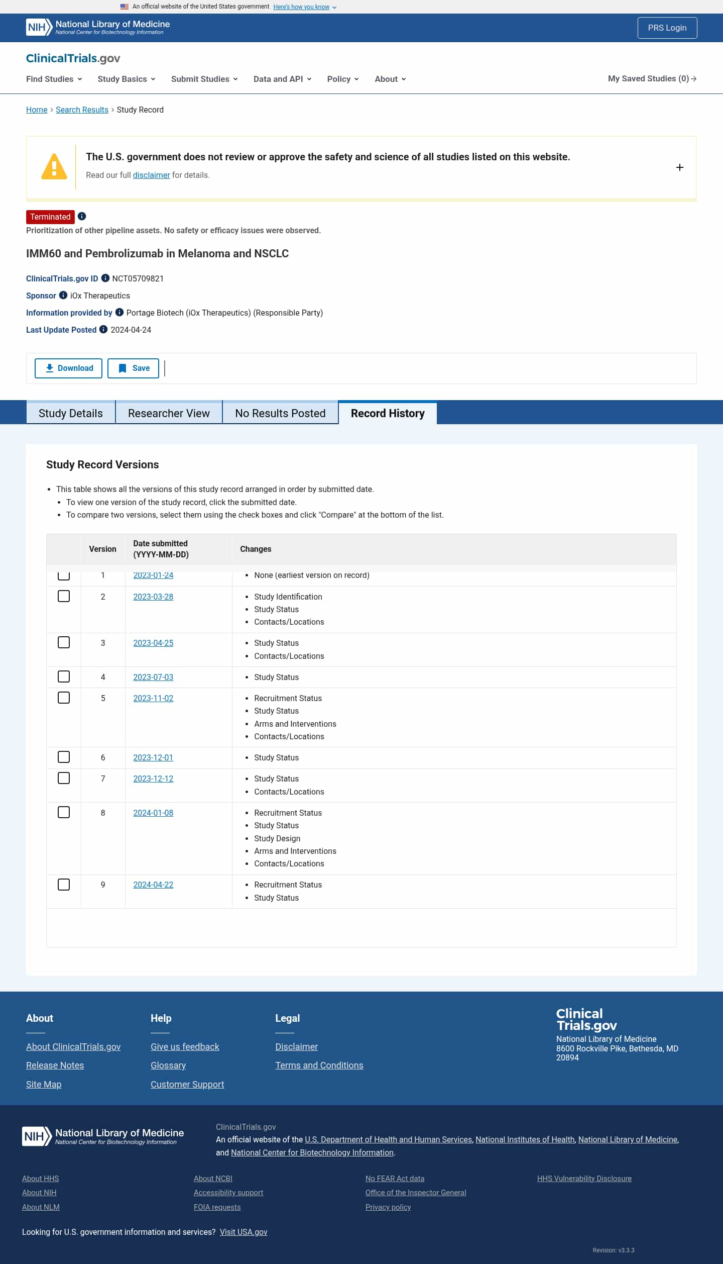 Latest website image capture