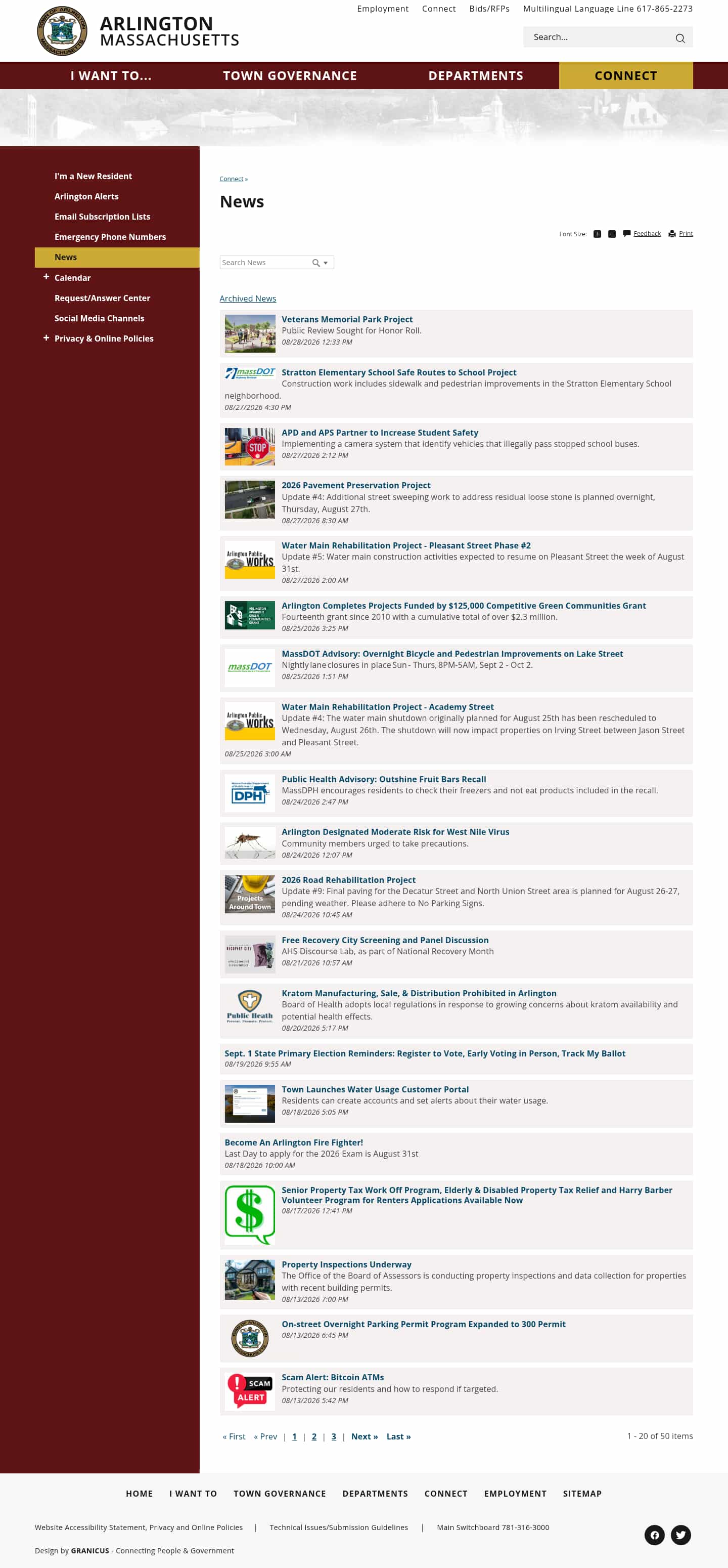 Latest website image capture