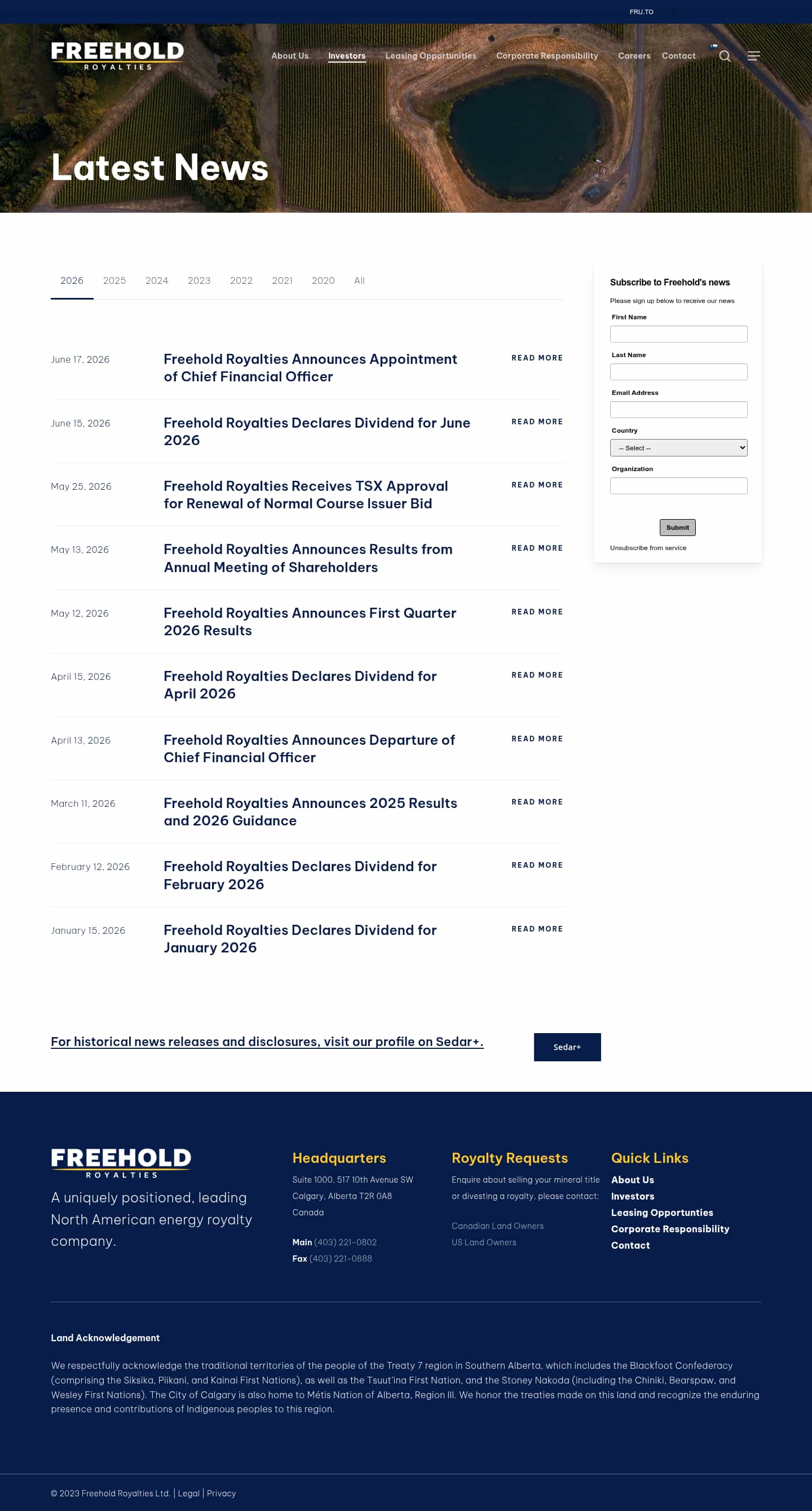 Latest website image capture
