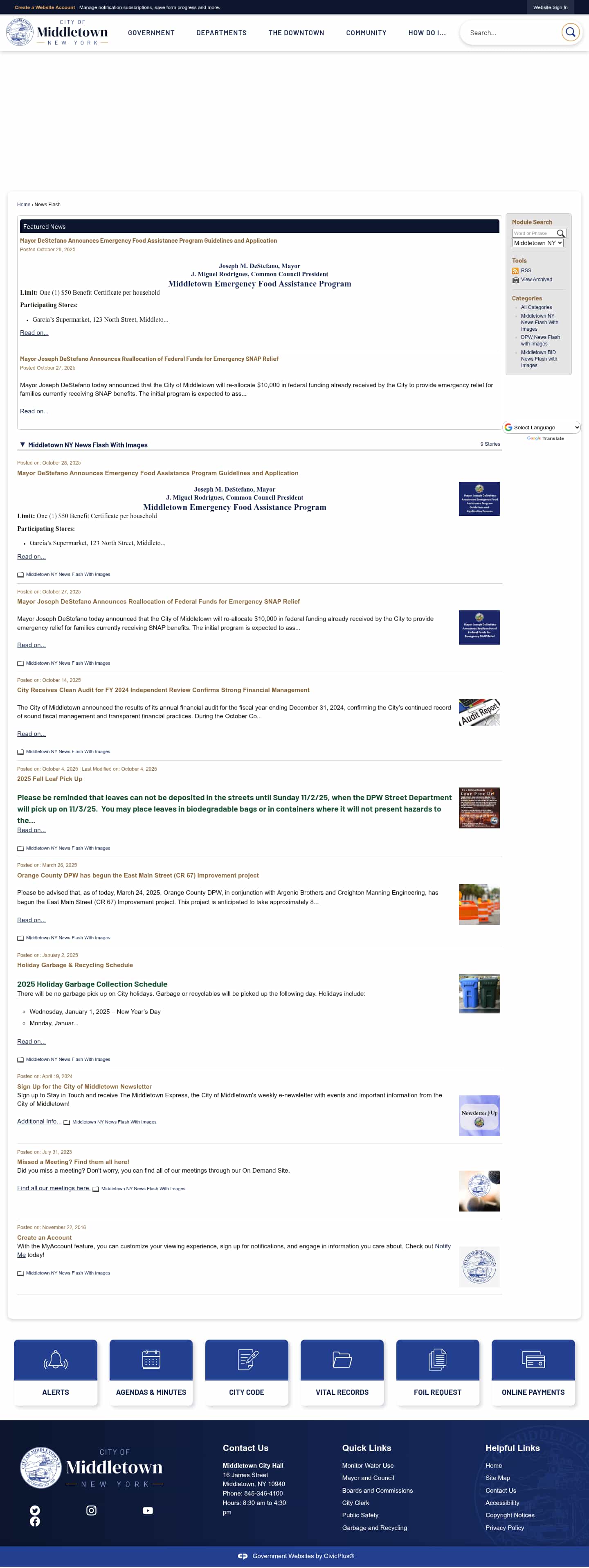 Latest website image capture