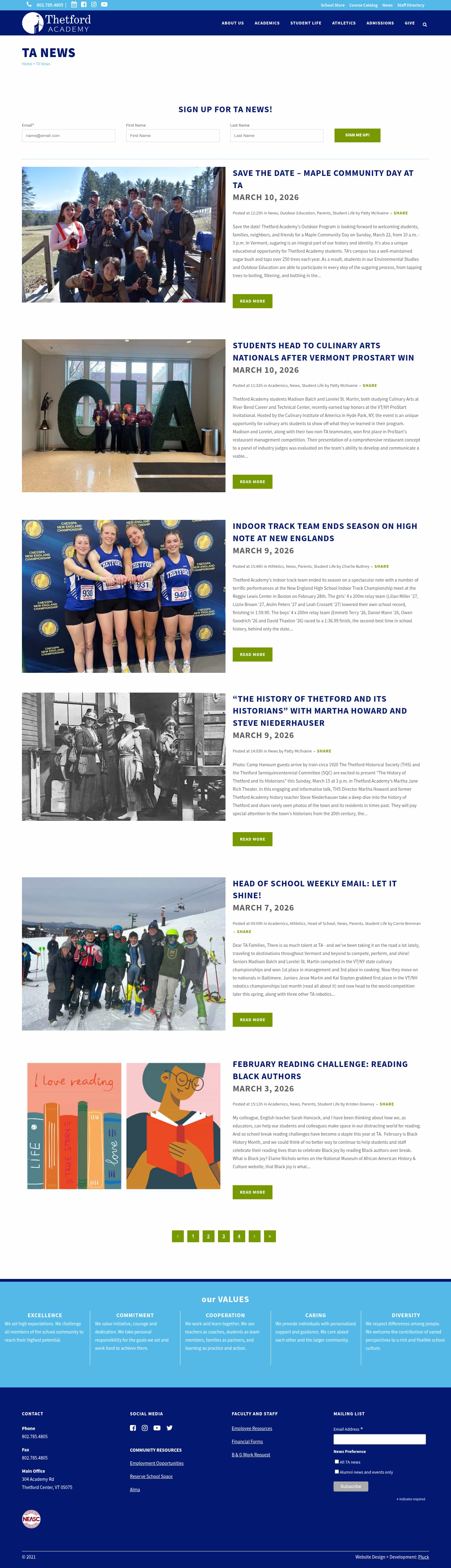 Latest website image capture