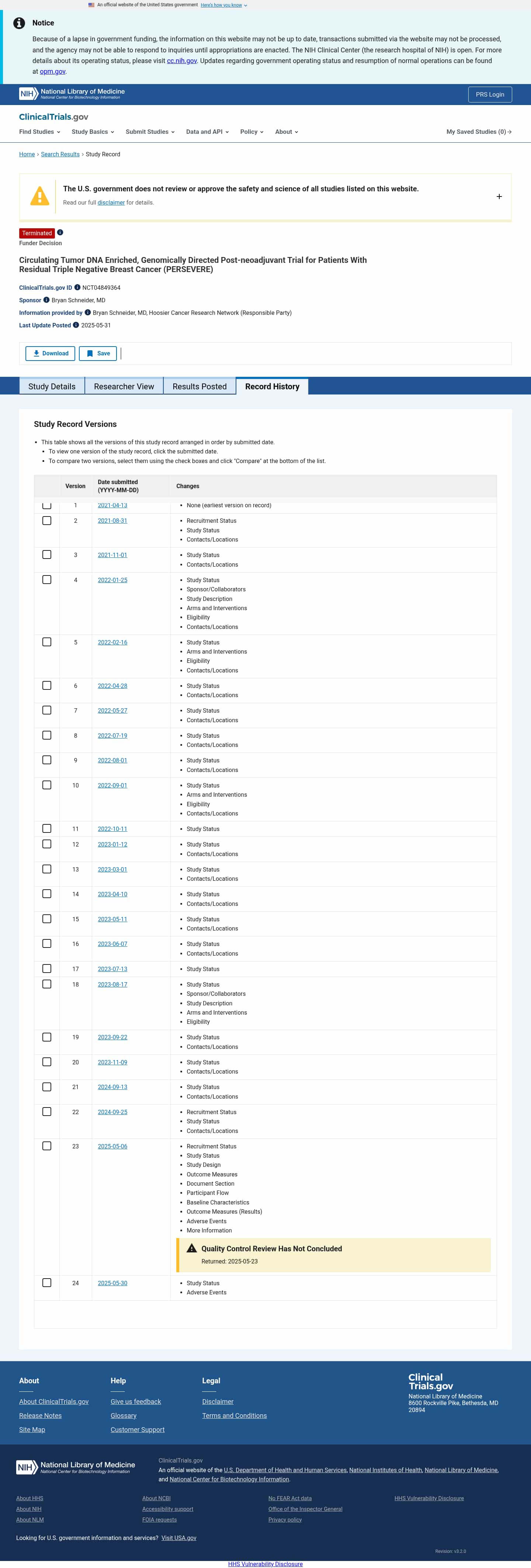 Latest website image capture