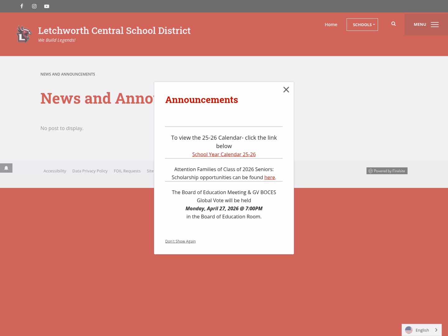 Latest website image capture