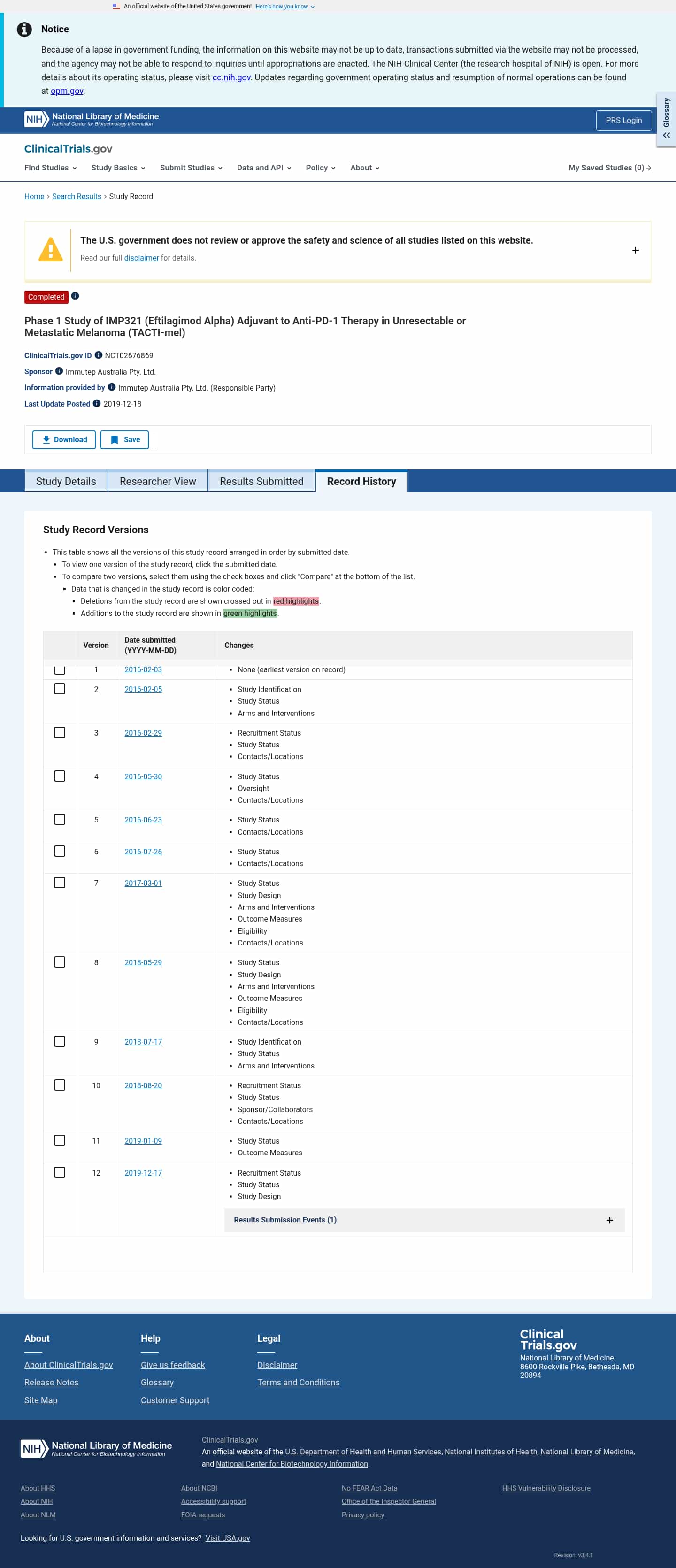 Latest website image capture