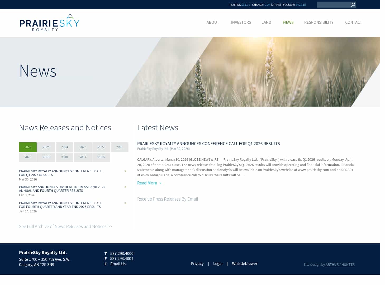 Latest website image capture