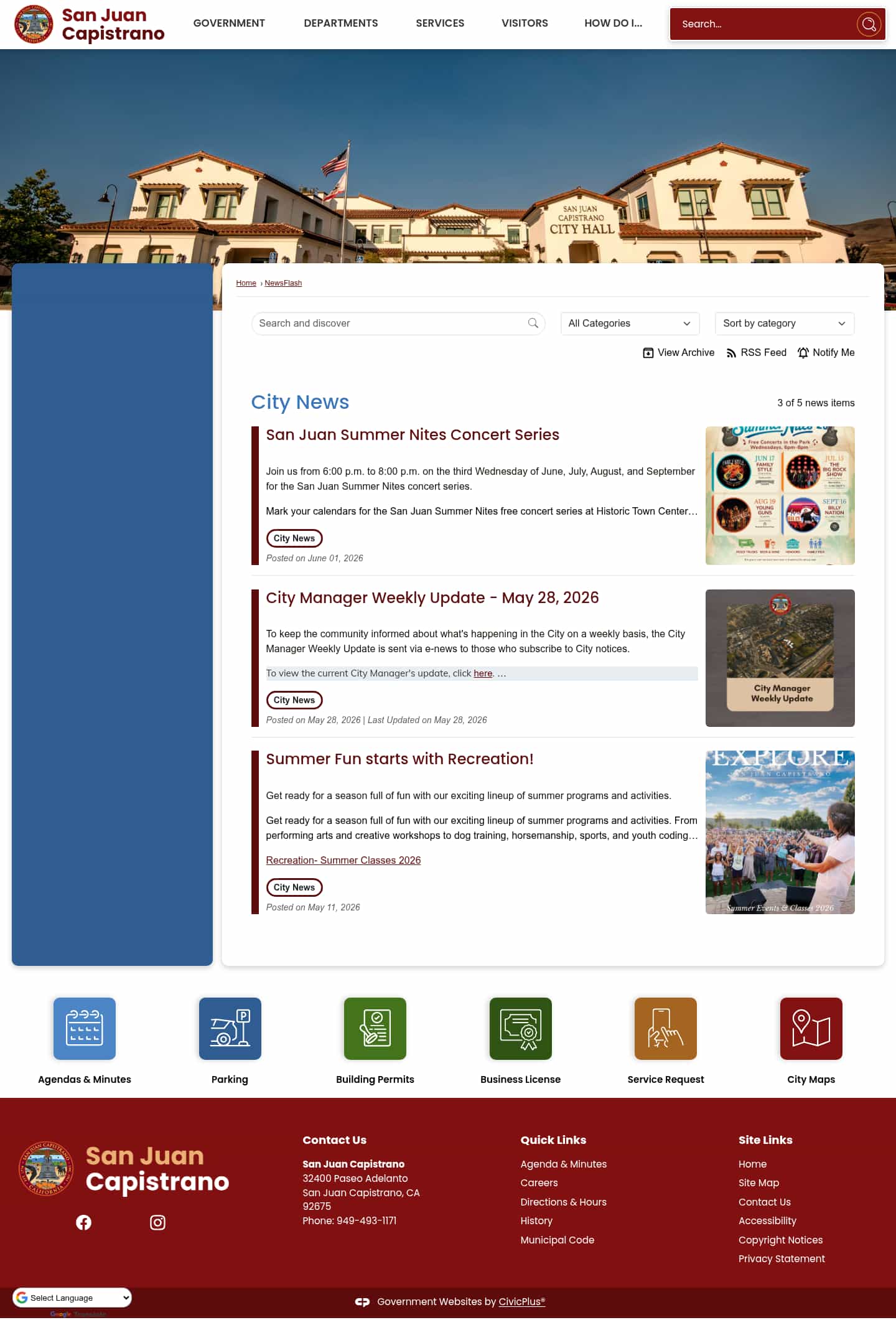 Latest website image capture