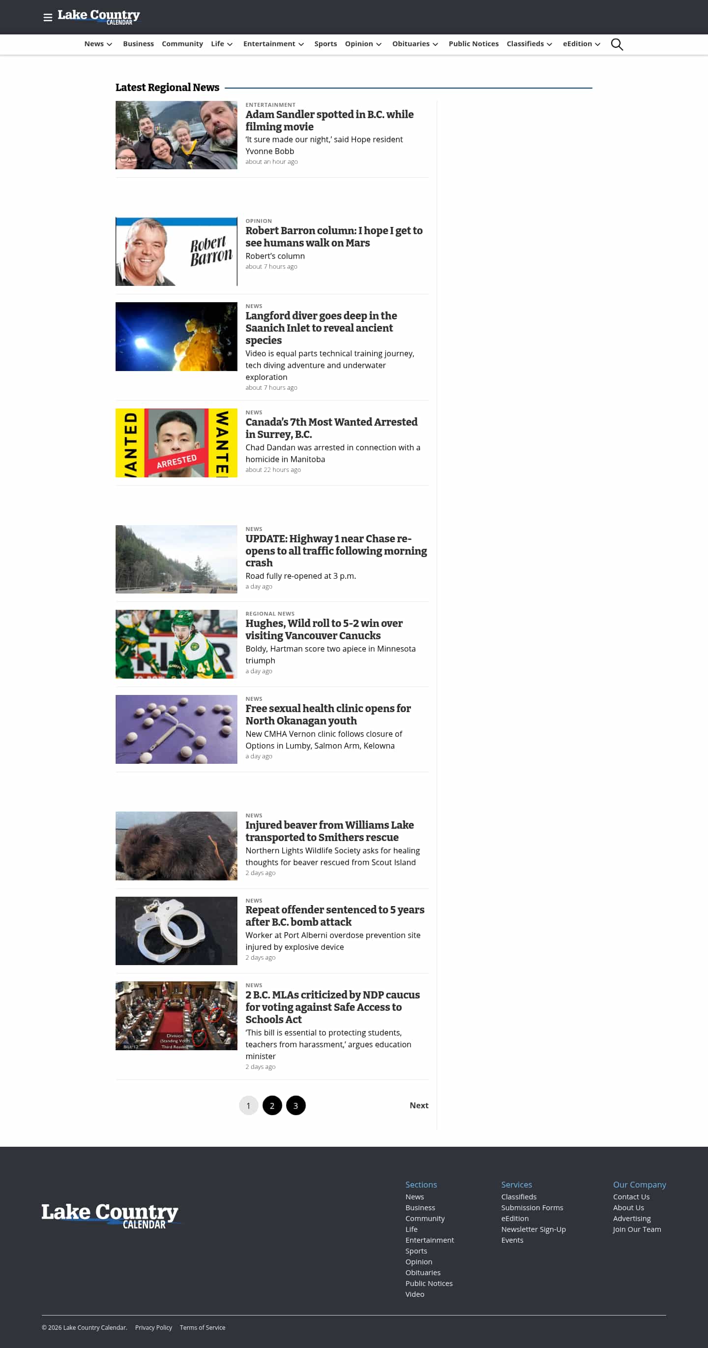 Latest website image capture