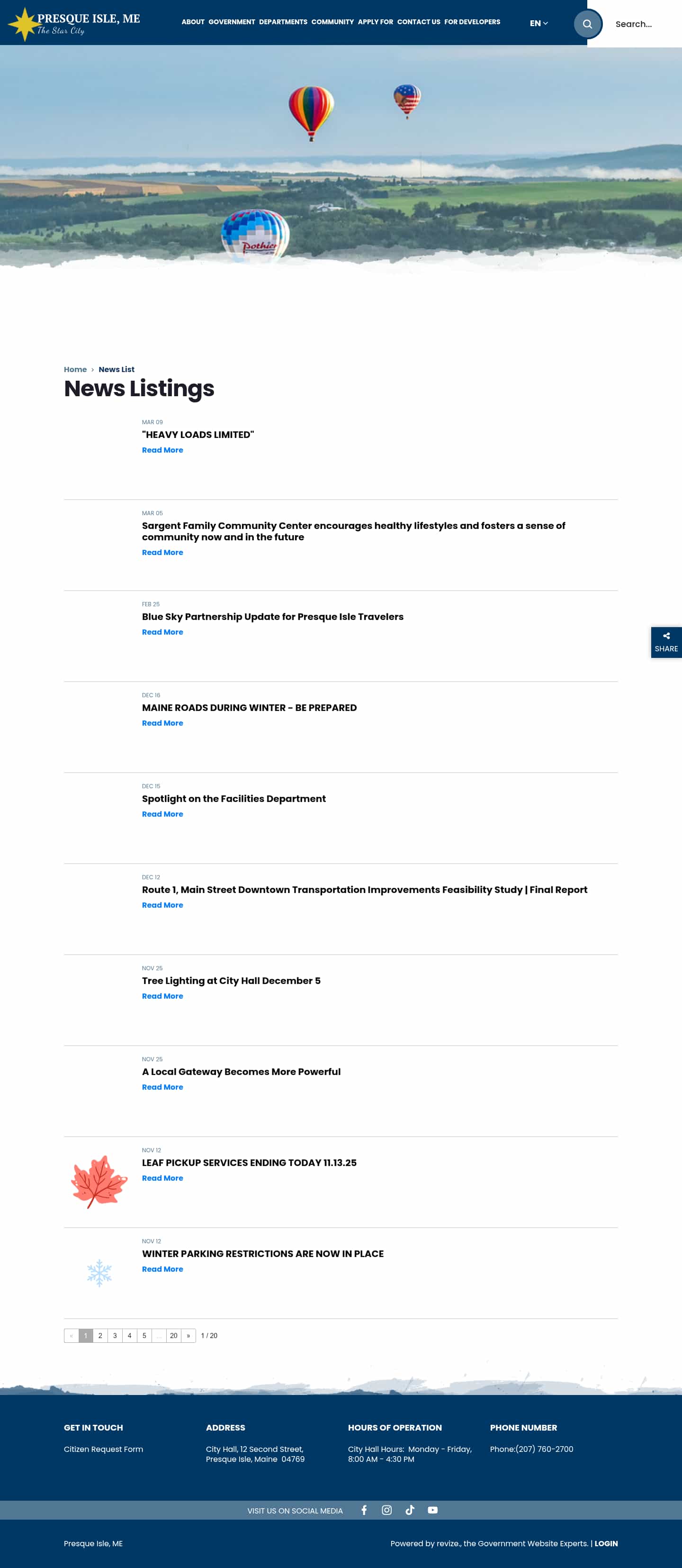 Latest website image capture