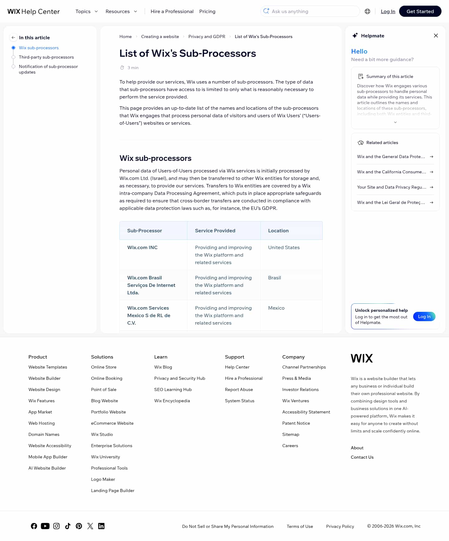 Latest website image capture