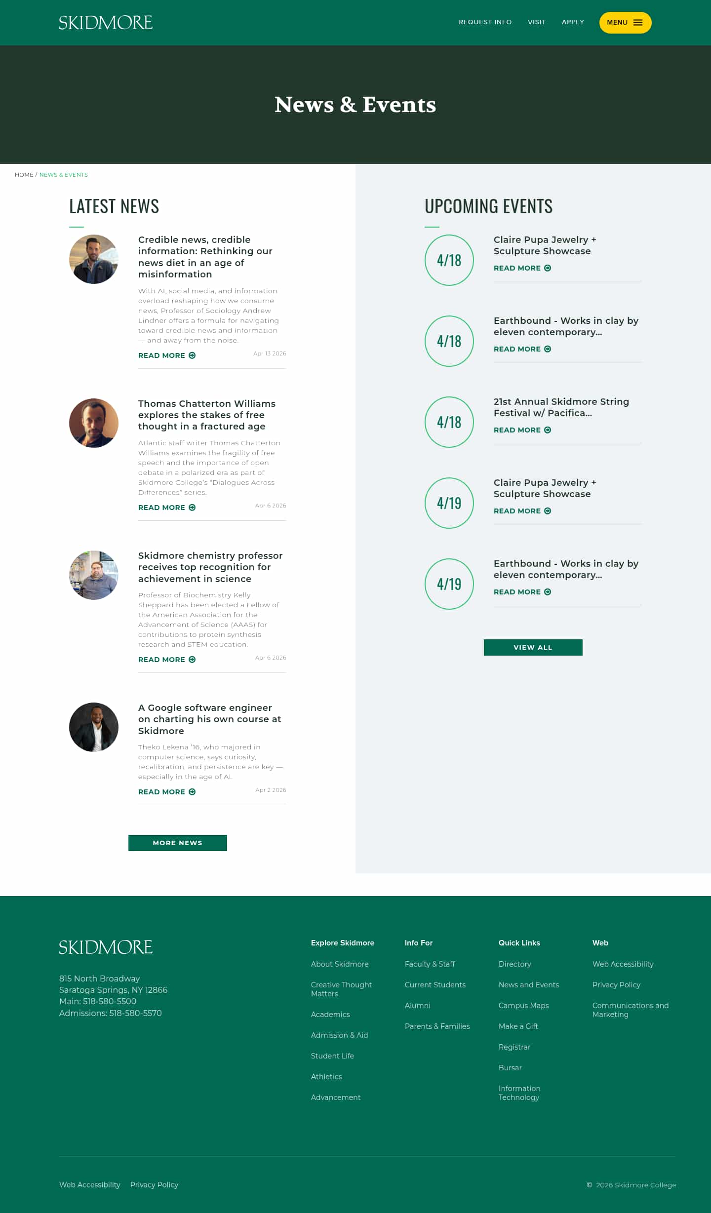 Latest website image capture