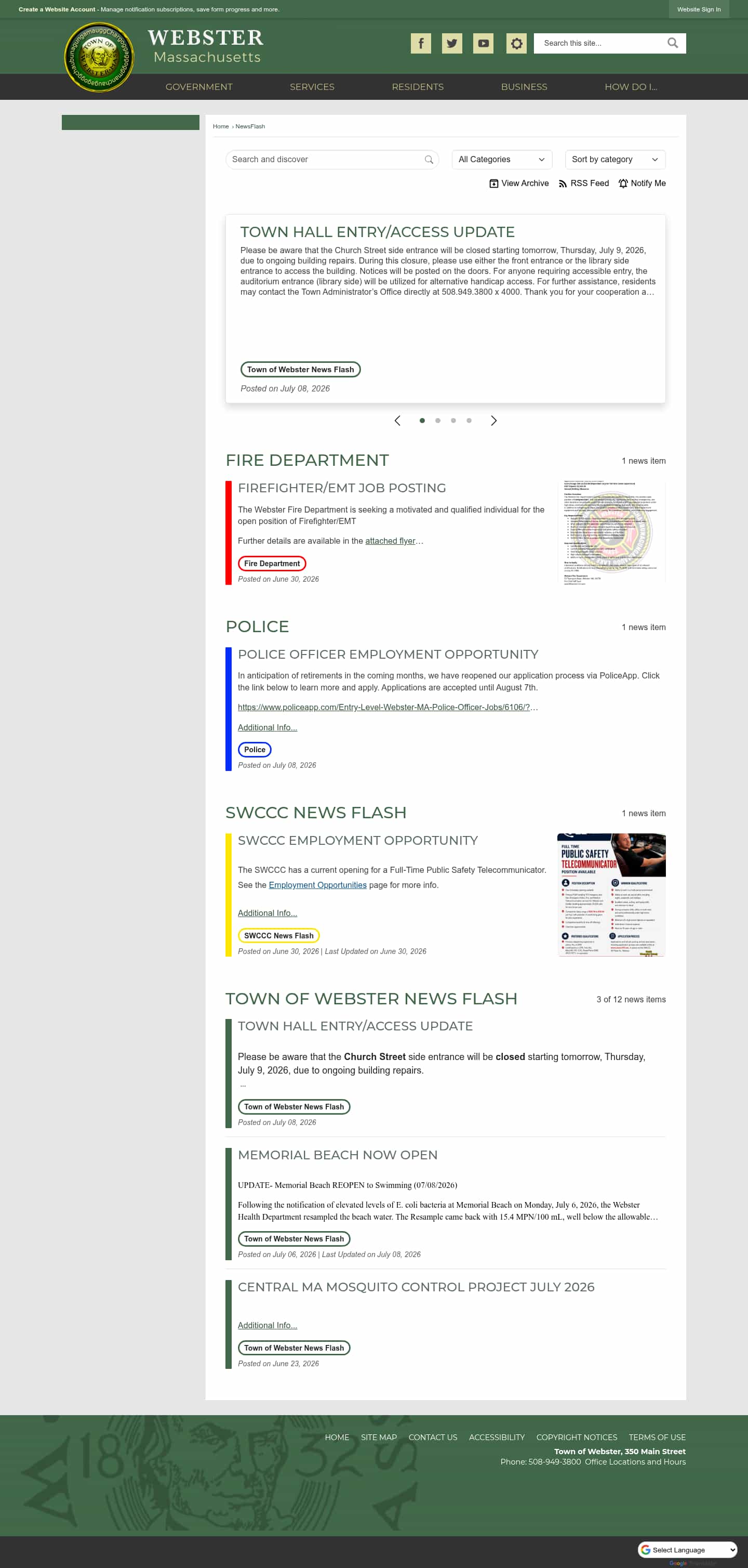 Latest website image capture