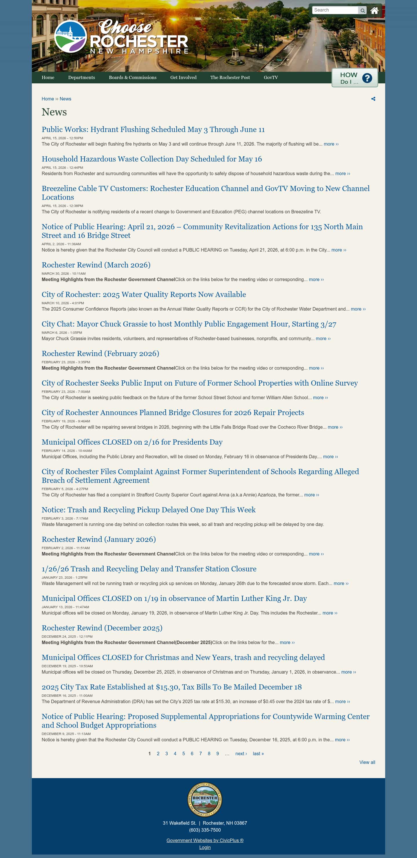 Latest website image capture