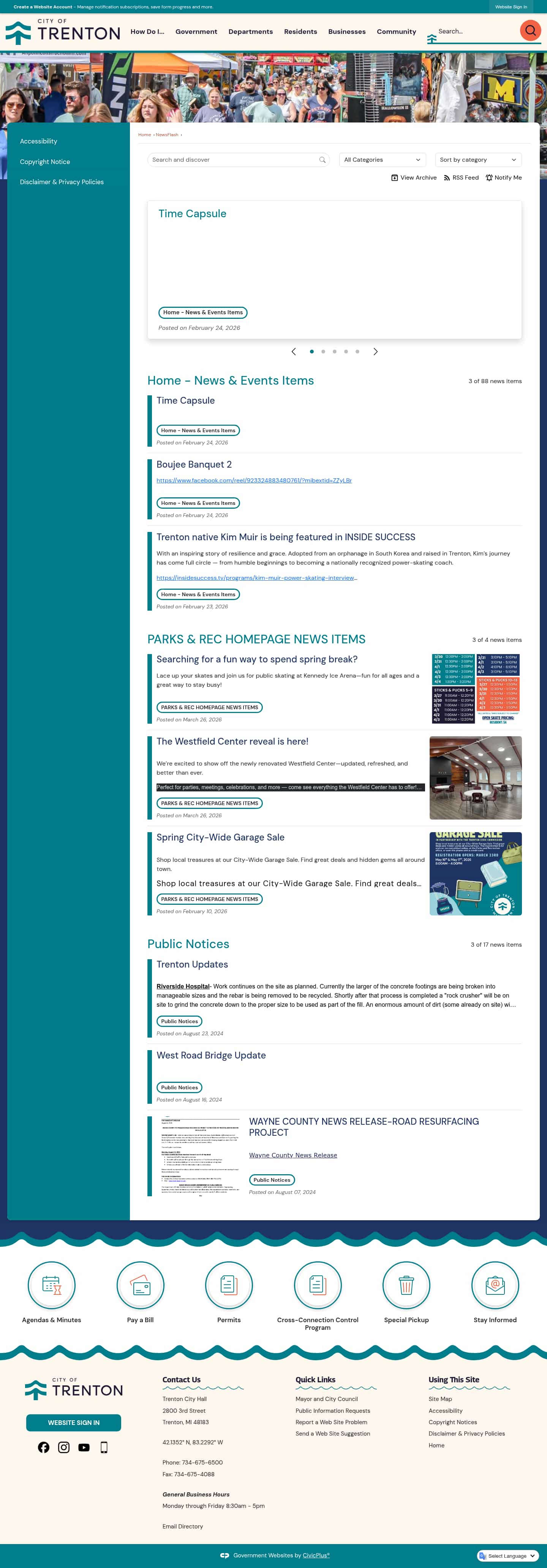 Latest website image capture