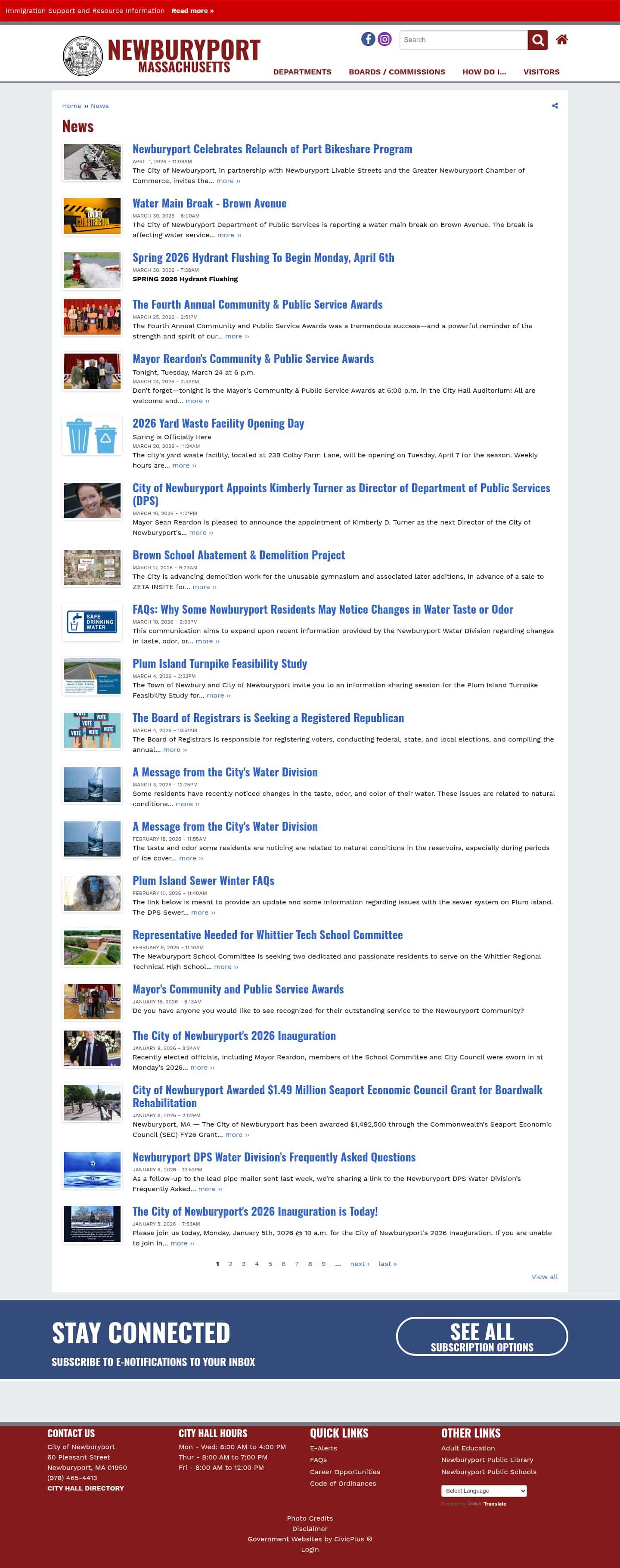 Latest website image capture