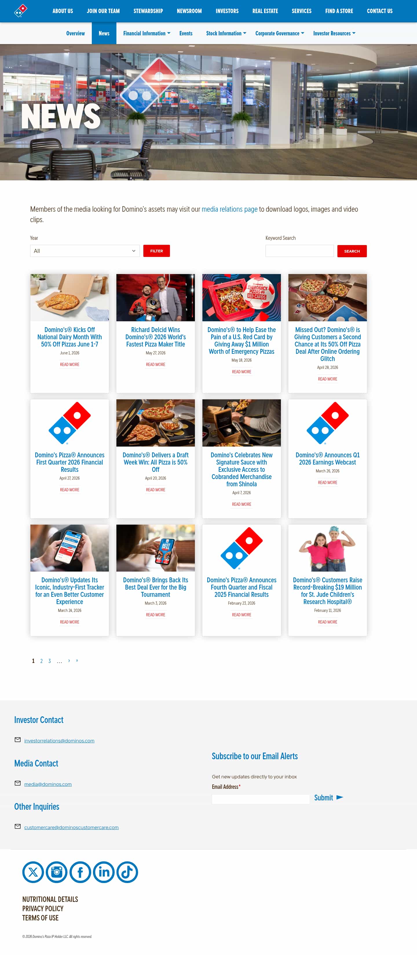 Latest website image capture