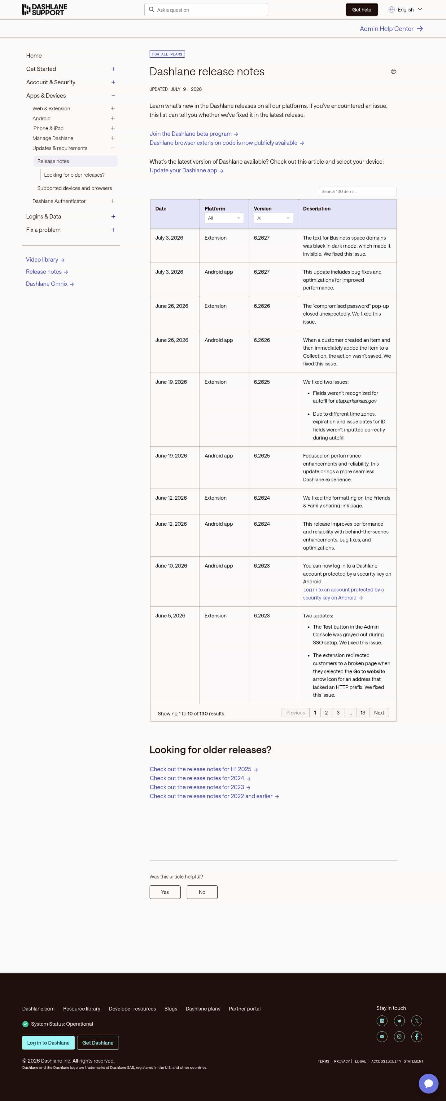 Latest website image capture
