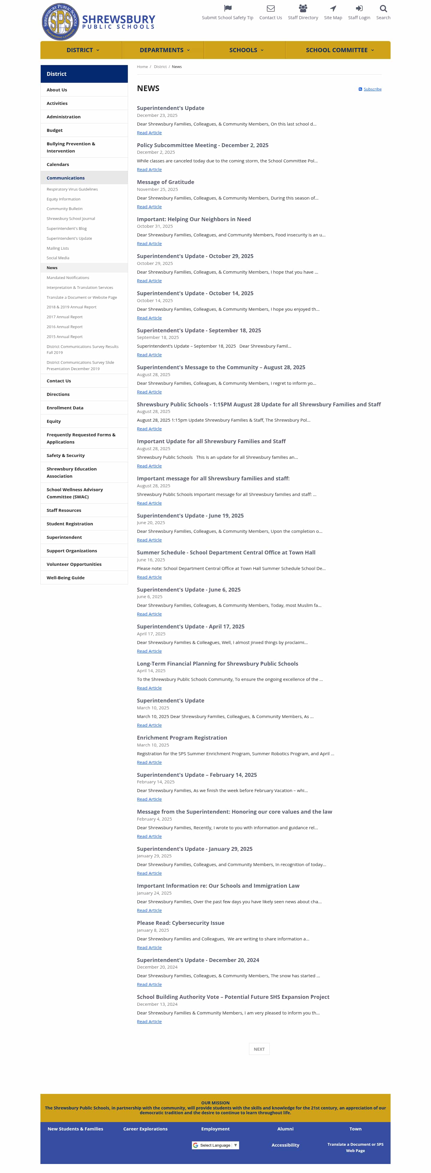 Latest website image capture