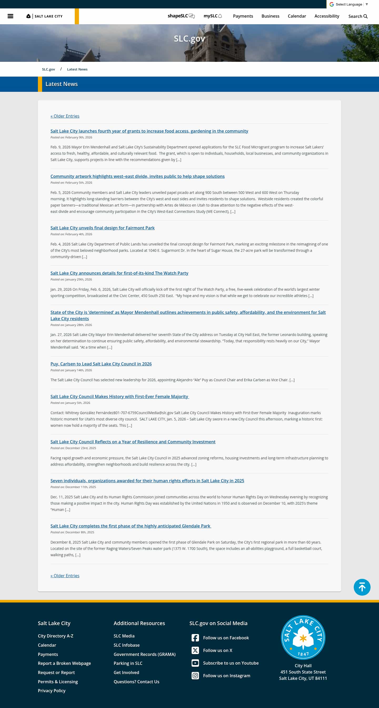 Latest website image capture