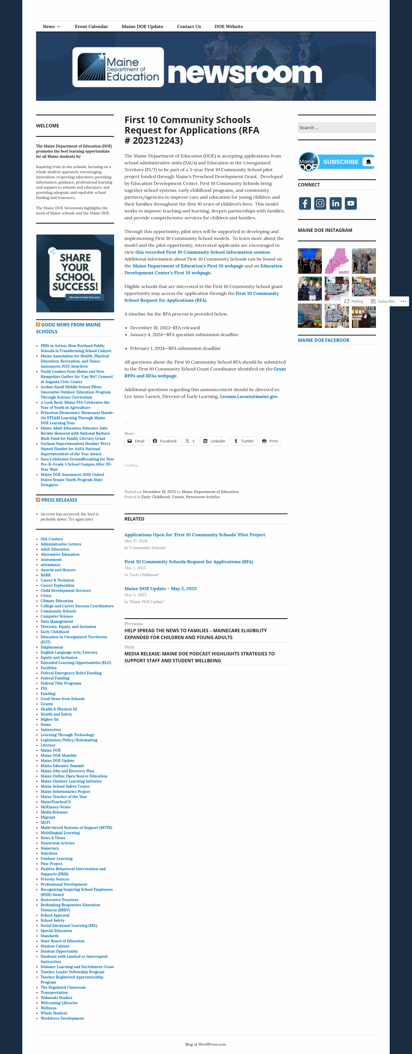 Latest website image capture