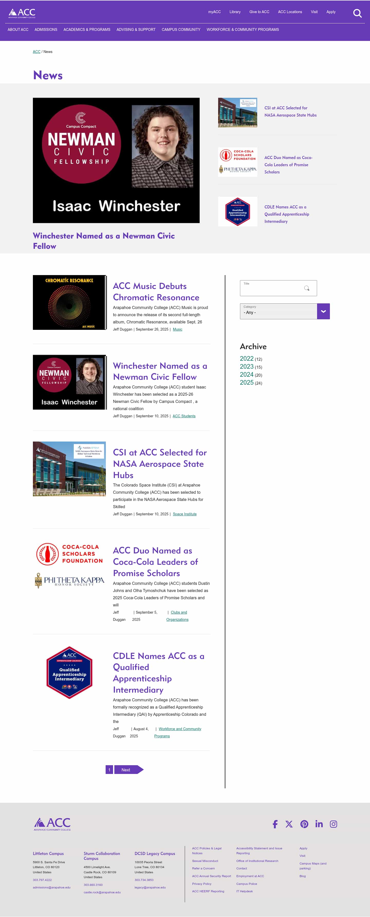 Latest website image capture