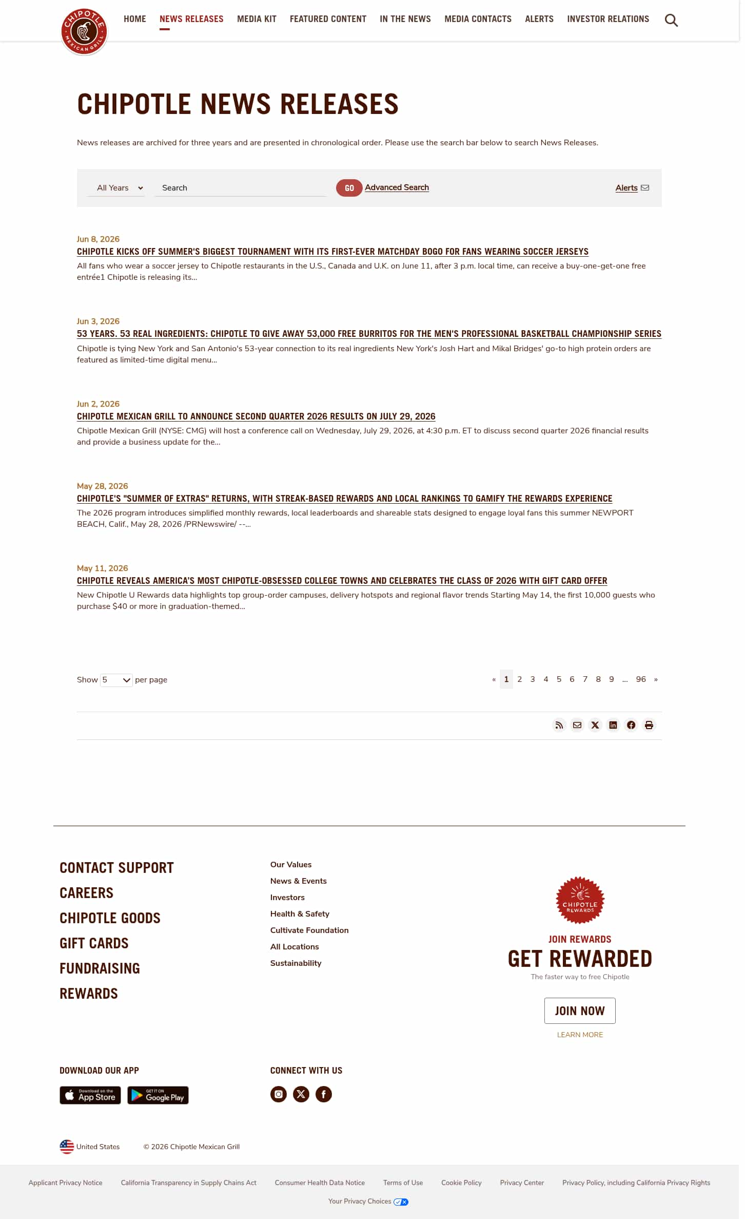 Latest website image capture