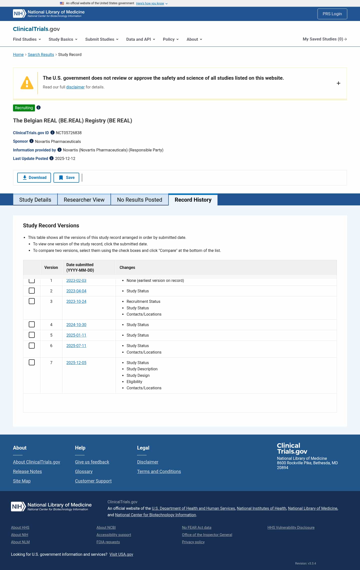 Latest website image capture