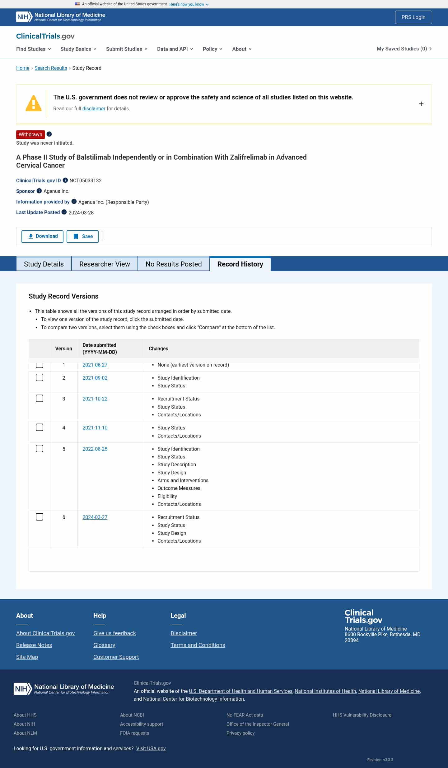 Latest website image capture