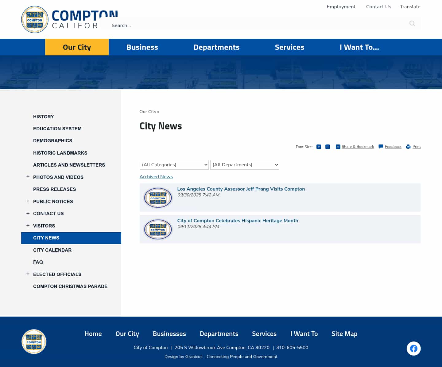 Latest website image capture