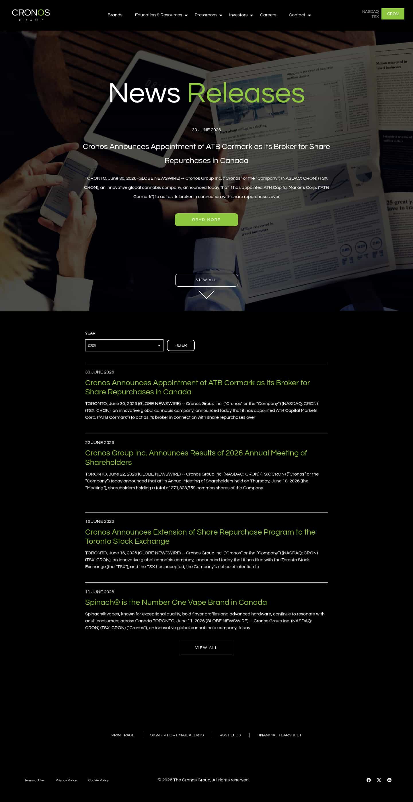 Latest website image capture