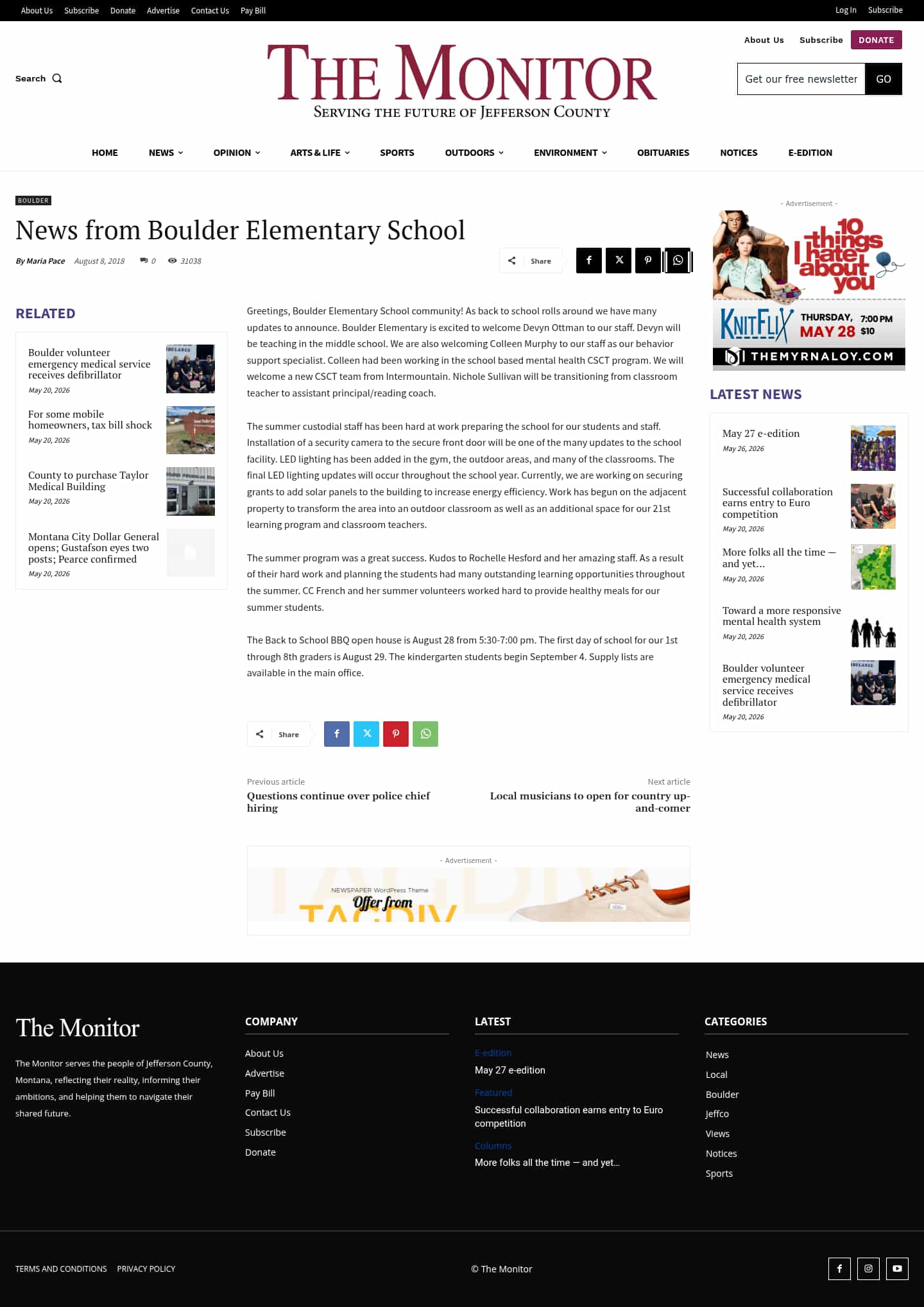 Latest website image capture