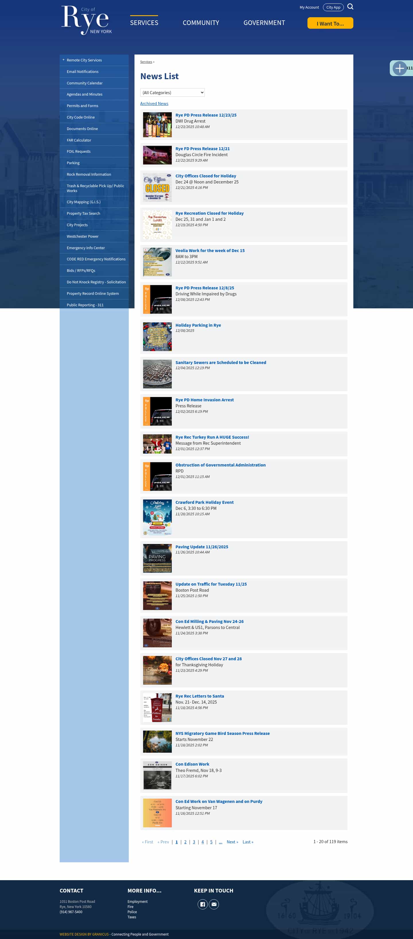Latest website image capture