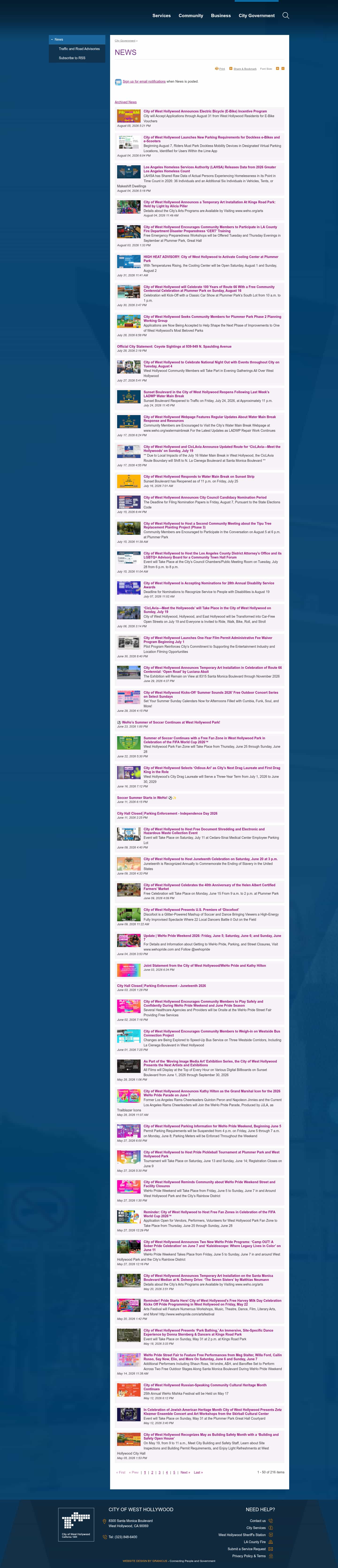 Latest website image capture