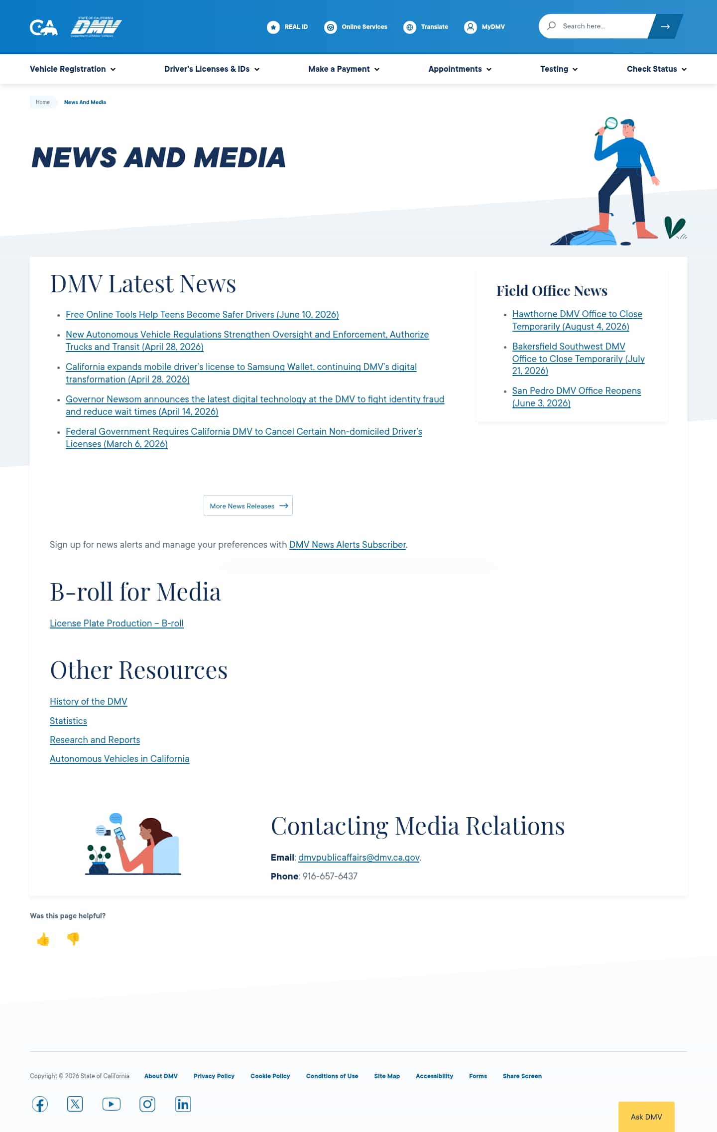 Latest website image capture