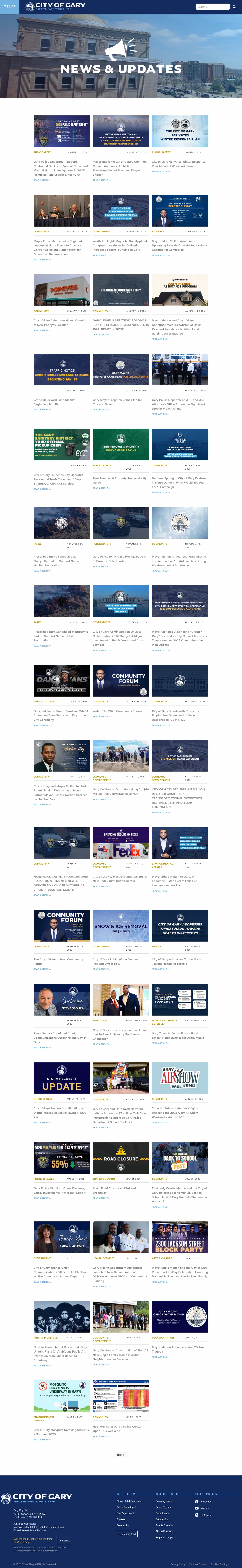 Latest website image capture