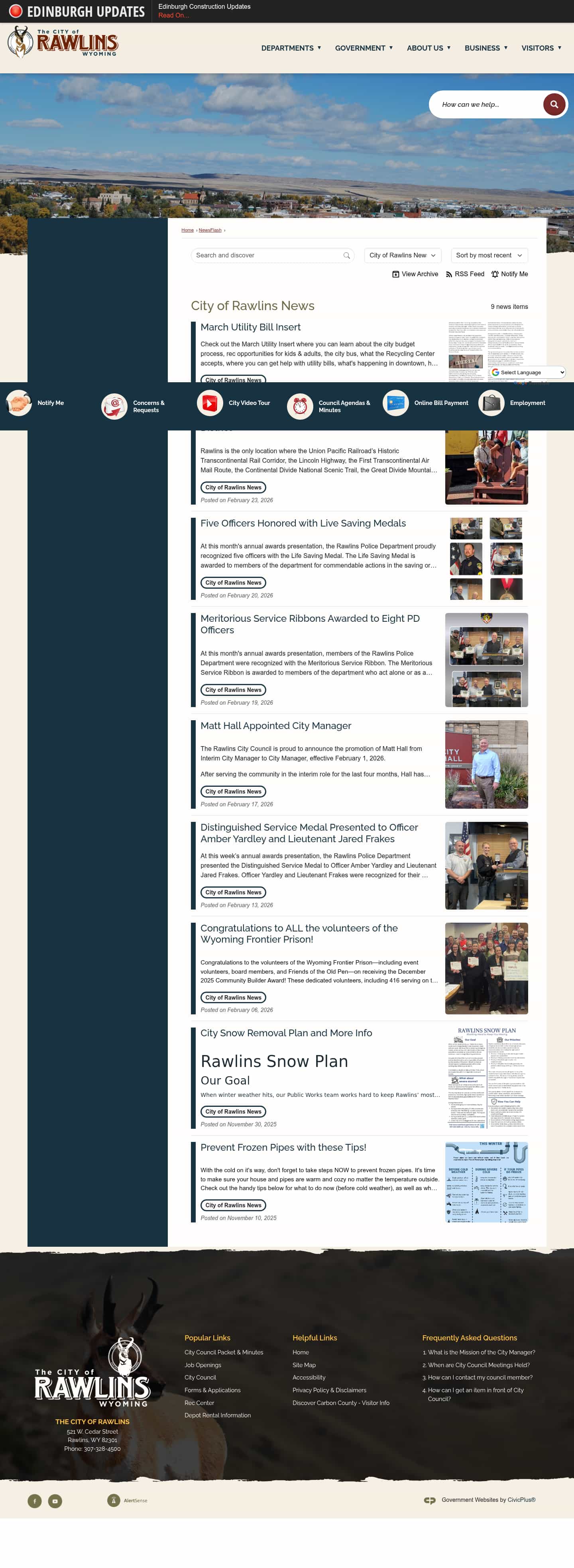 Latest website image capture