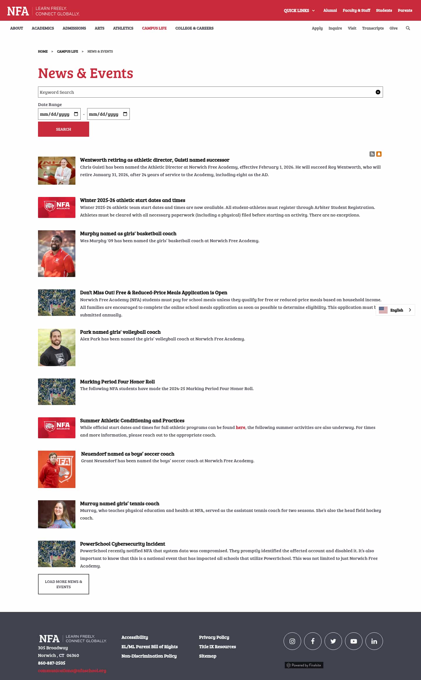 Latest website image capture