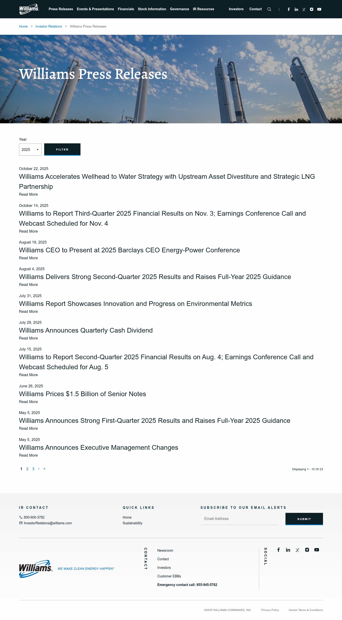 Latest website image capture