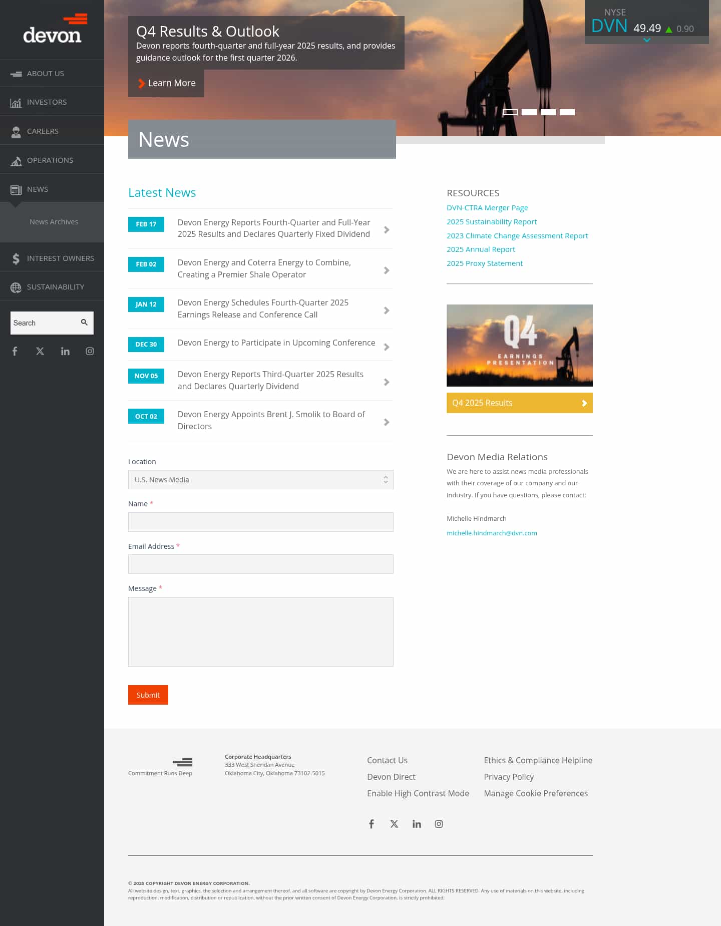 Latest website image capture