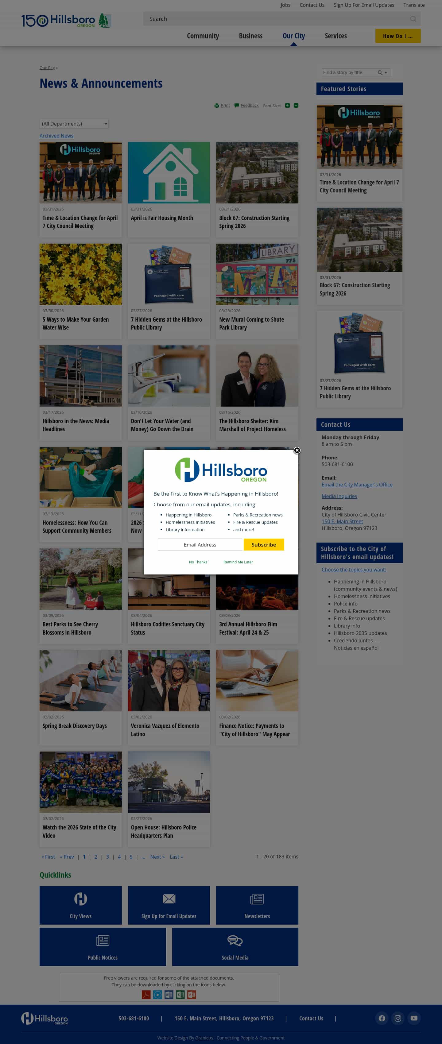 Latest website image capture