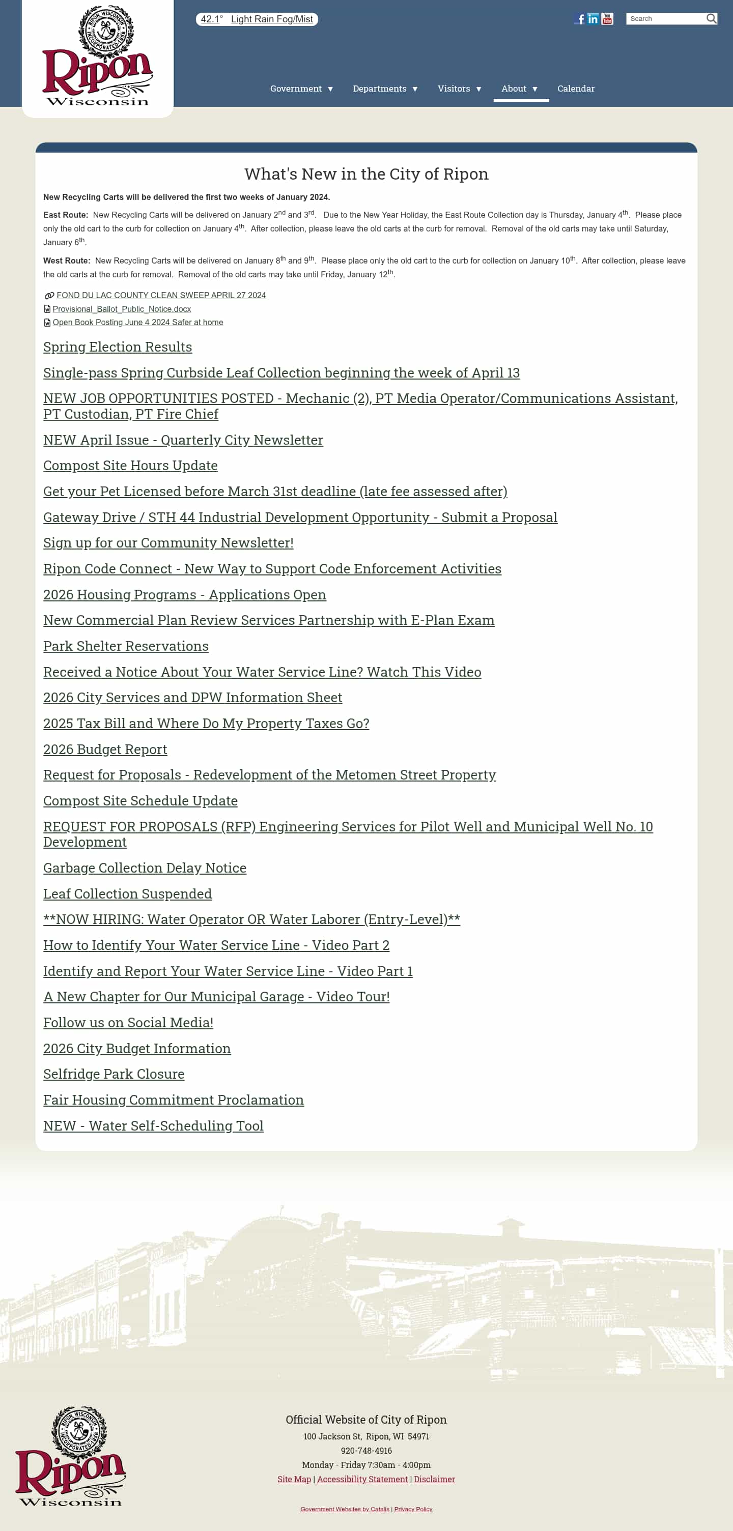 Latest website image capture