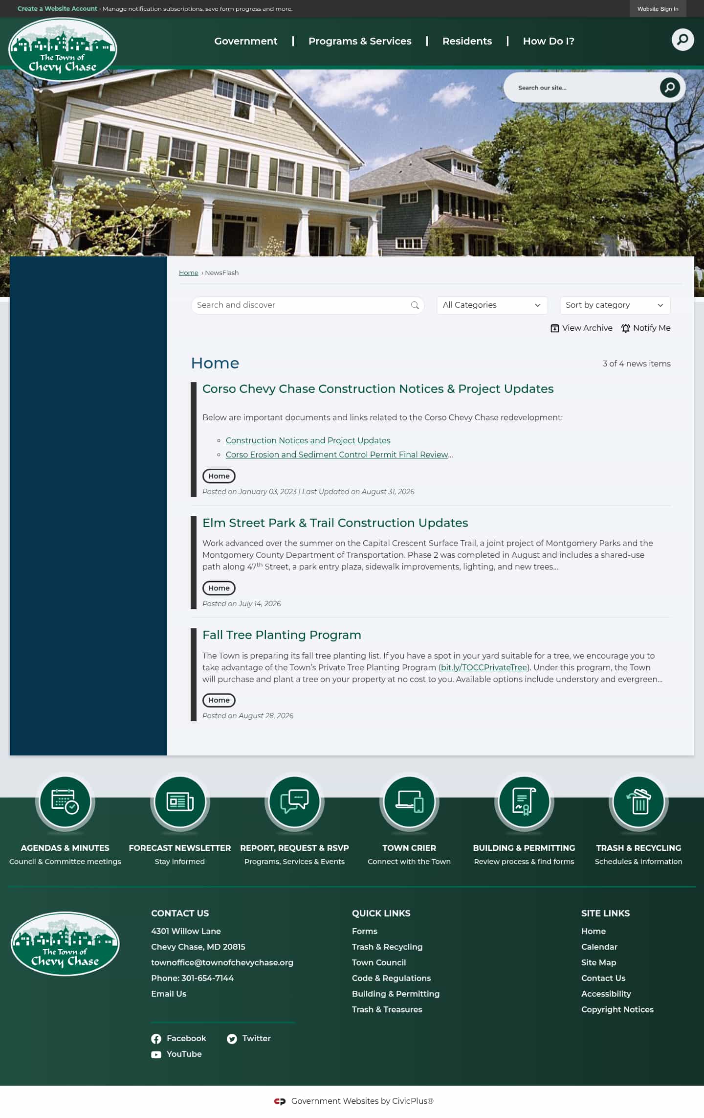Latest website image capture