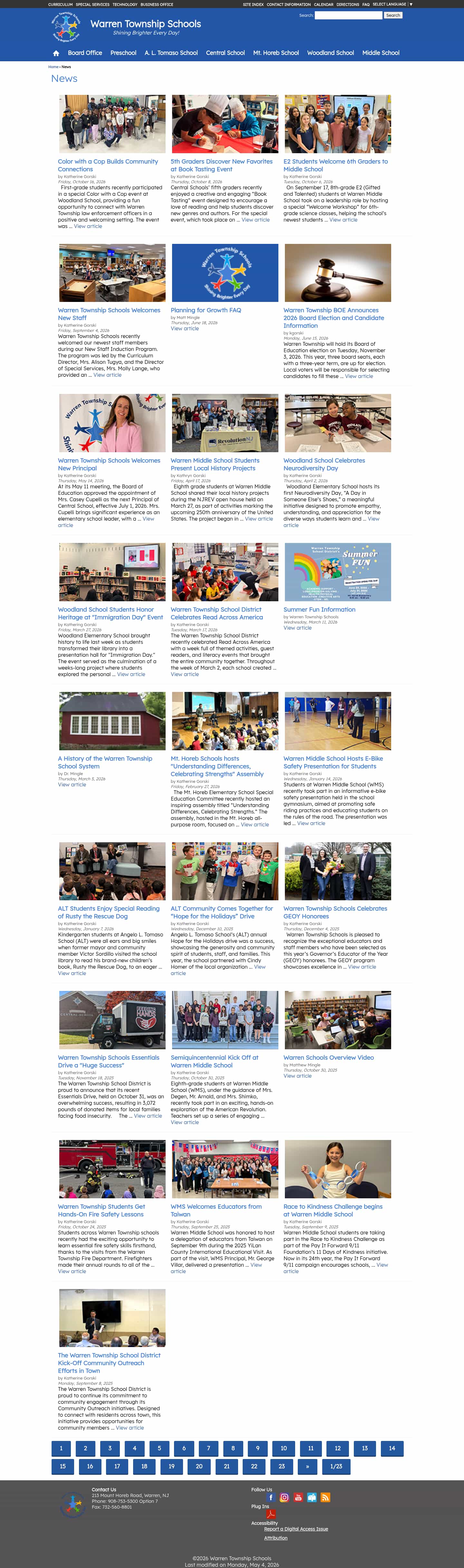 Latest website image capture