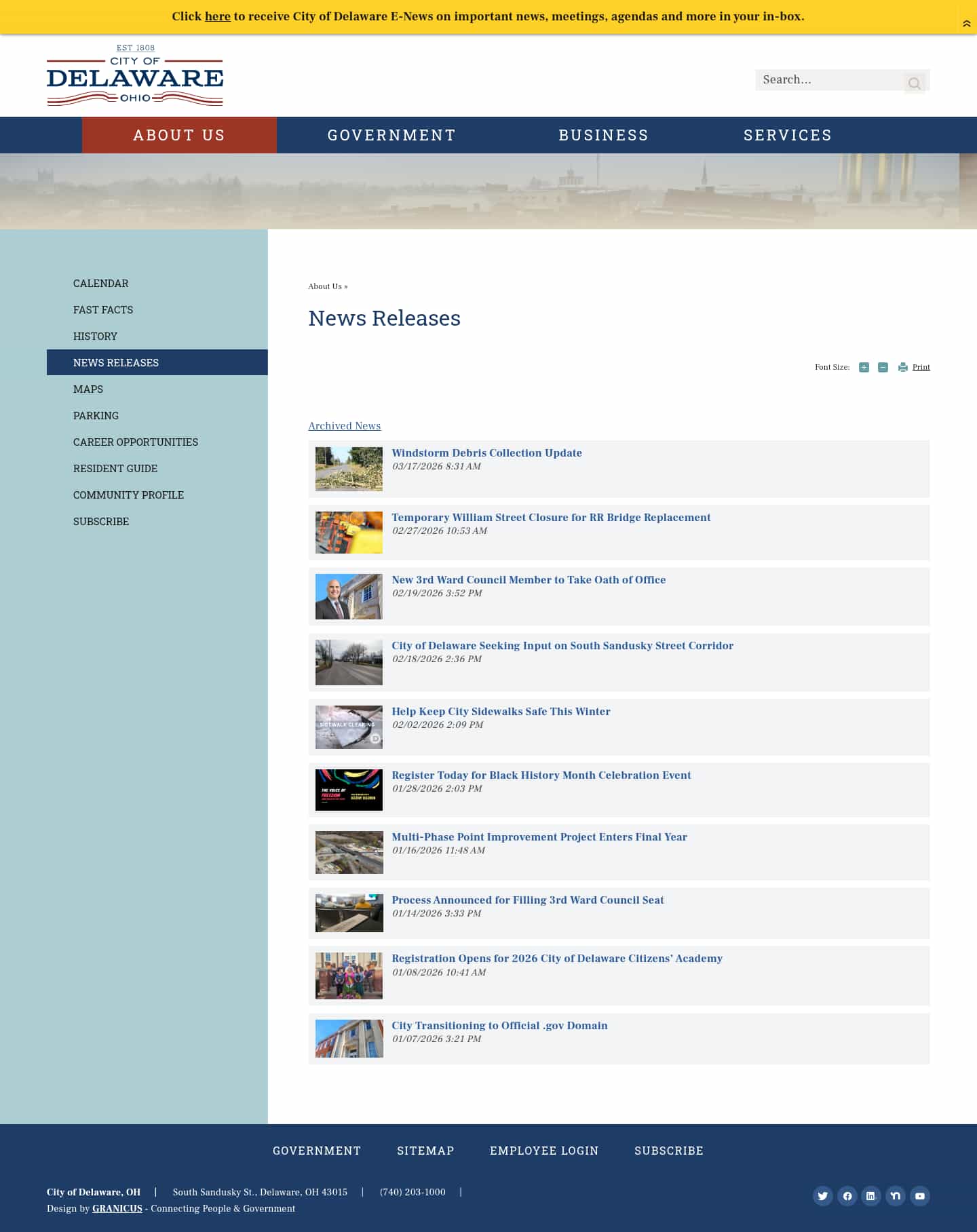 Latest website image capture