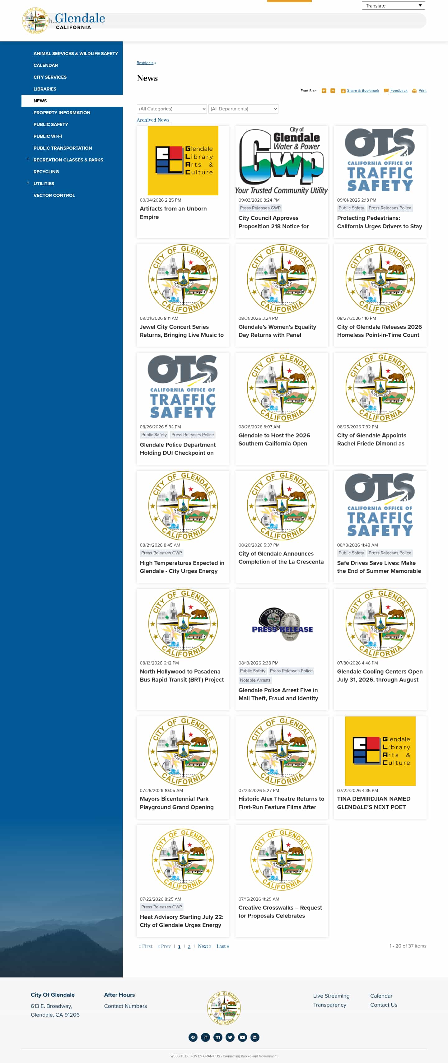 Latest website image capture